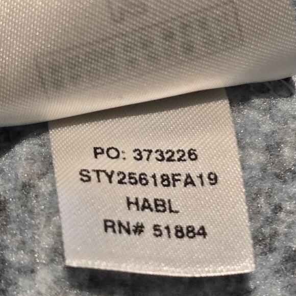 Patagonia Better Sweater 1/4 Zip Gray Blue Fleece- Size Medium HABL Blue - Picture 8 of 8